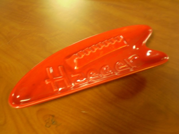 Haeger SP-2 ashtray (red glaze)