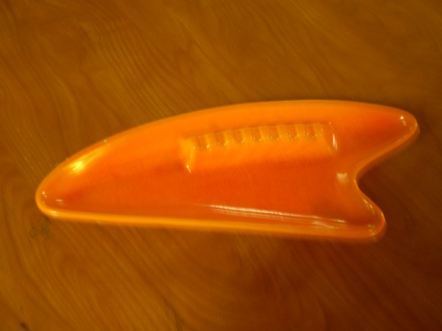 Haeger SP-12 ashtray [mandarin orange glaze]