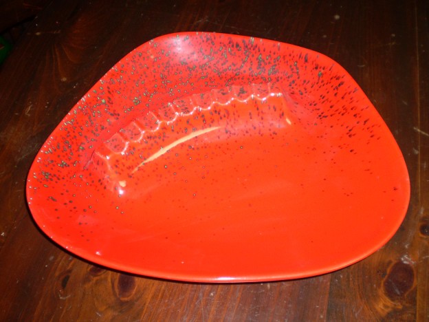 Haeger R-1755 Ashtray [carnival glaze]