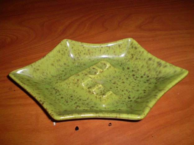 Haeger 138 Ashtray [evergreen glaze]