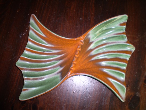 Haeger 1005 Ashtray [reseda green glaze]