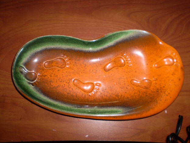 Haeger 175 Ashtray [reseda green glaze]